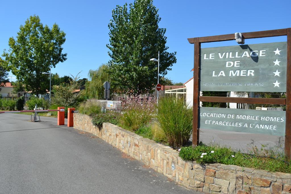 Camping Le Village De La Mer Les Moutiers Bagian luar foto